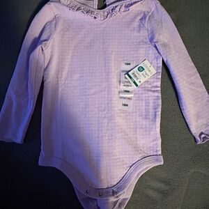 Garanimals Light Purple Long Sleeve Bodysuit